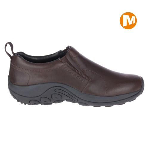 Pánské Slip On Boty Merrell Jungle Moc Leather 2 Čokolády (CZ. KJFBC)